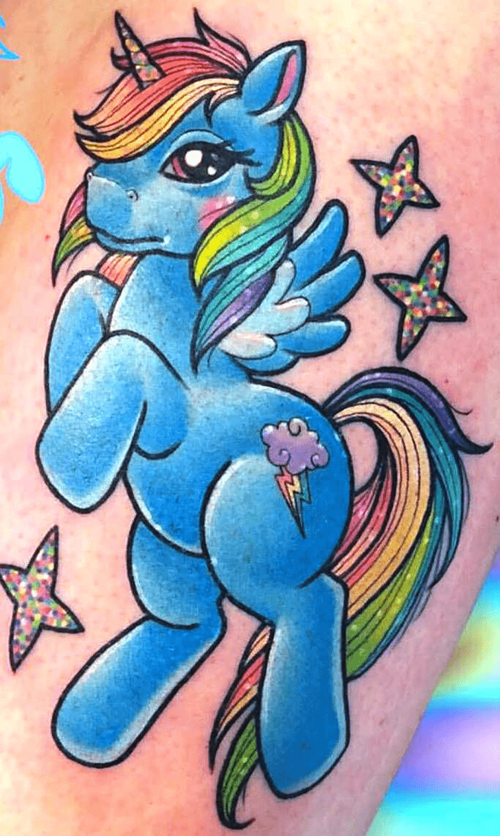 Rainbow Dash Tattoo Shot