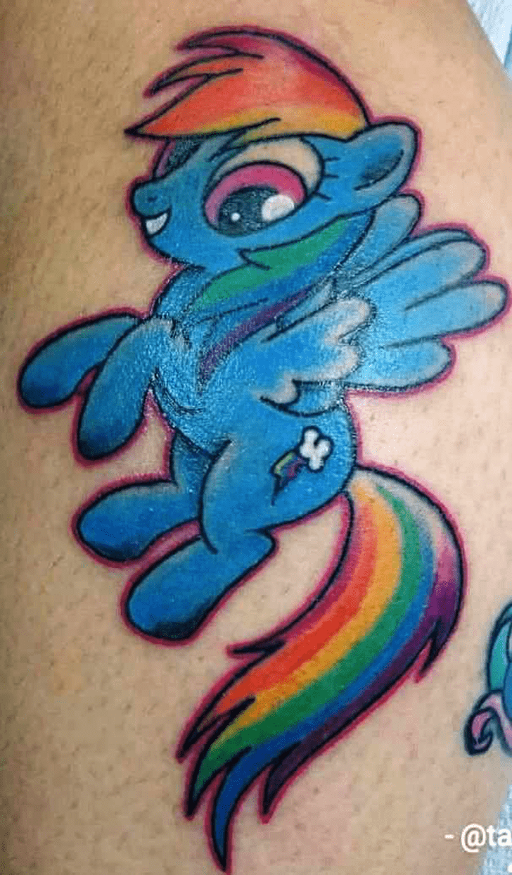 Rainbow Dash Tattoo Design Image