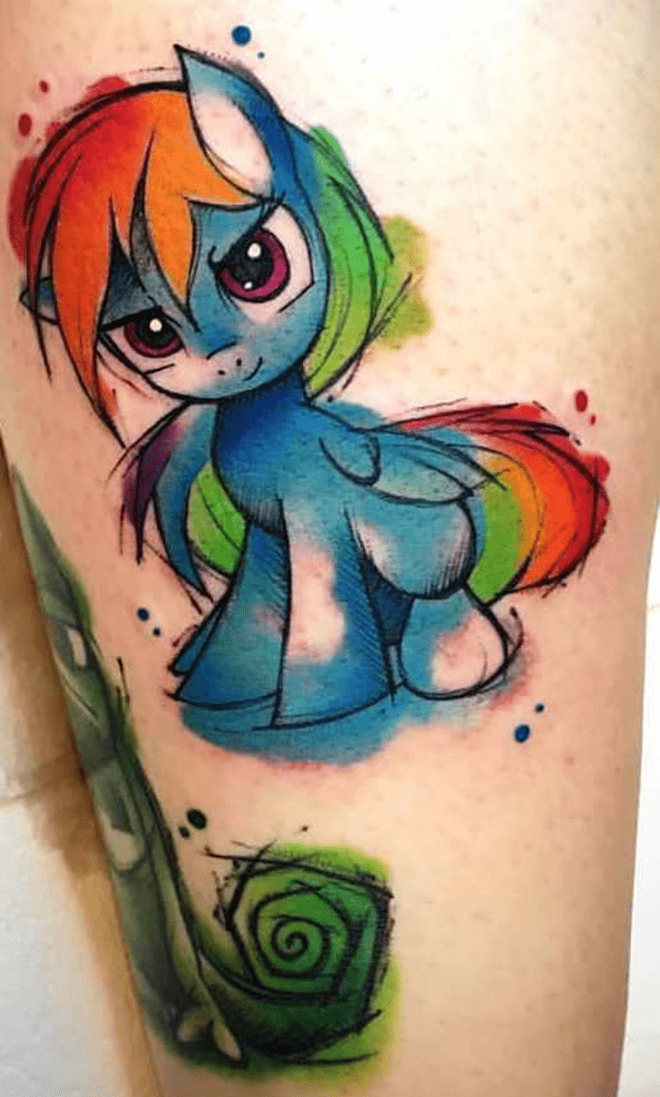 Rainbow Dash Tattoo Photo