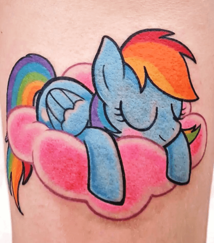 Rainbow Dash Tattoo Photograph