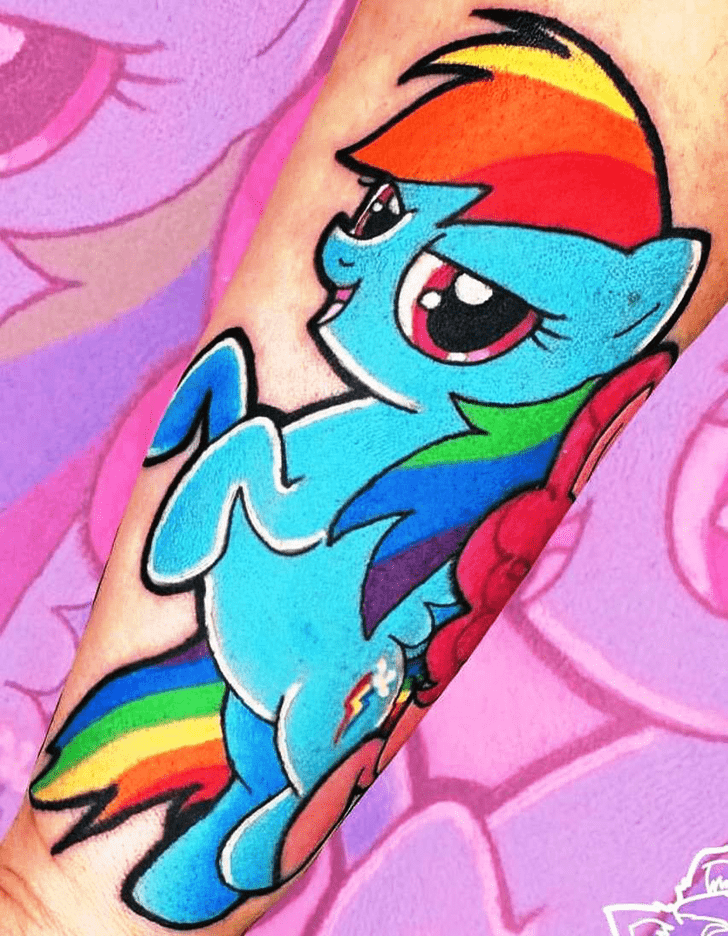 Rainbow Dash Tattoo Snapshot
