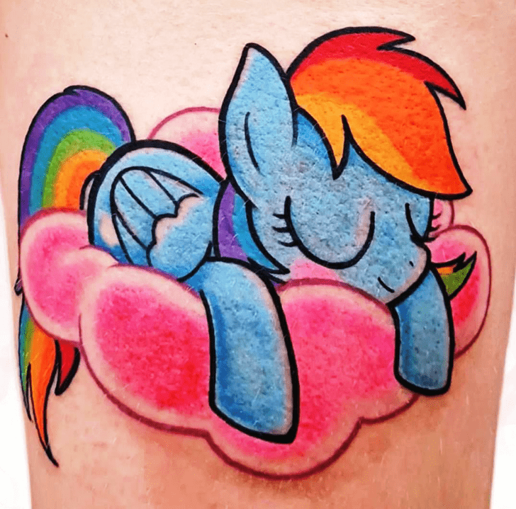 Rainbow Dash Tattoo Figure