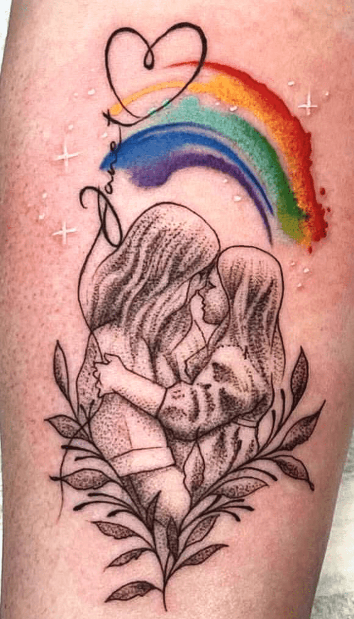 Rainbow Tattoo Photograph