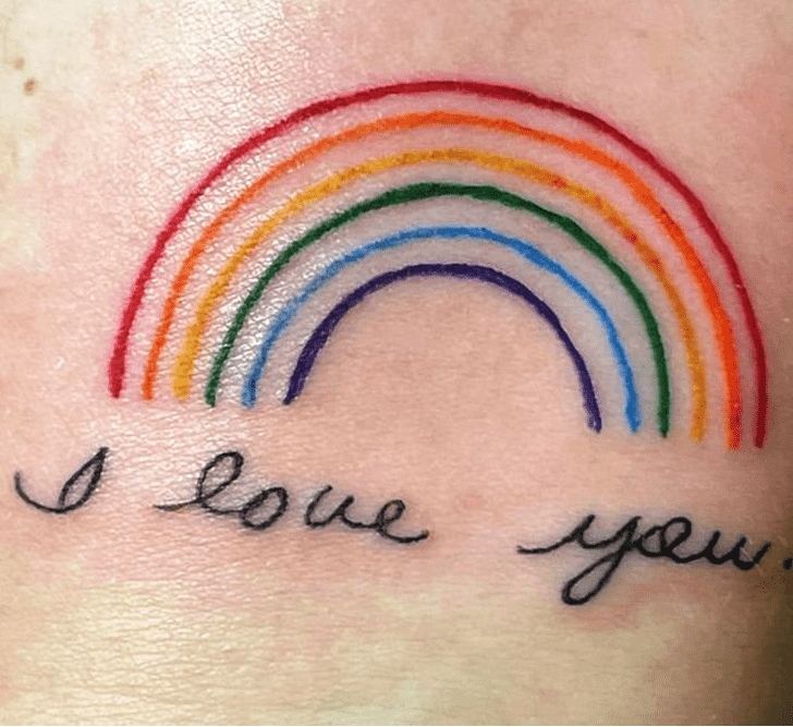 Rainbow Tattoo Portrait