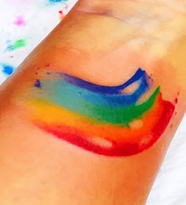 Rainbow Tattoo Ink