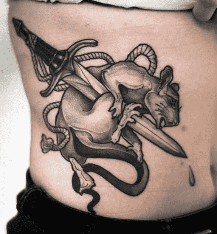 Rat Tattoo Photograph