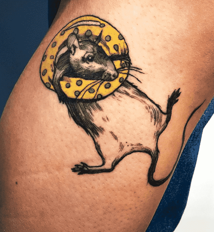Rat Tattoo Design Image