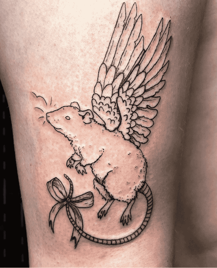 Rat Tattoo Design Image