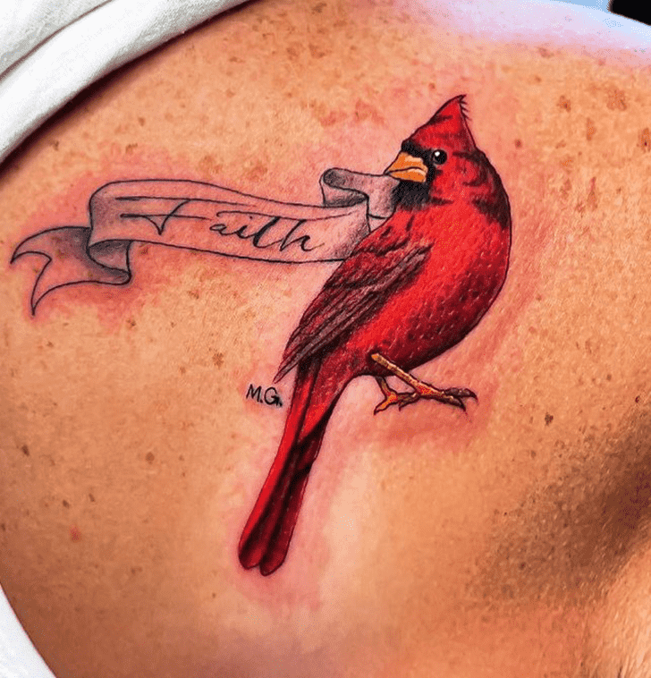 Red Bird Tattoo Snapshot