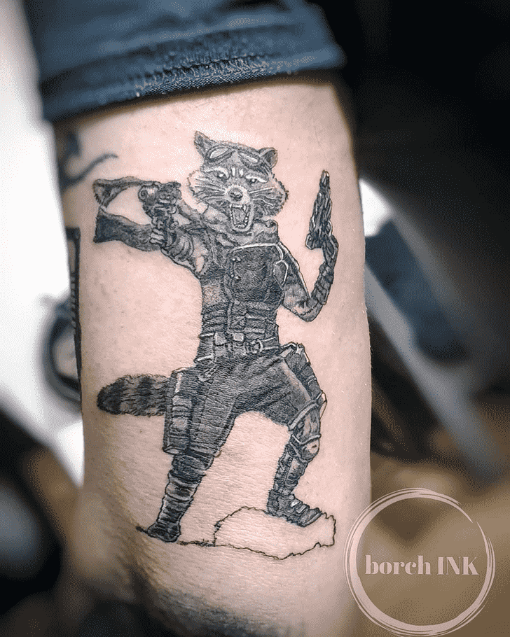 Rocket Raccoon Tattoo Picture