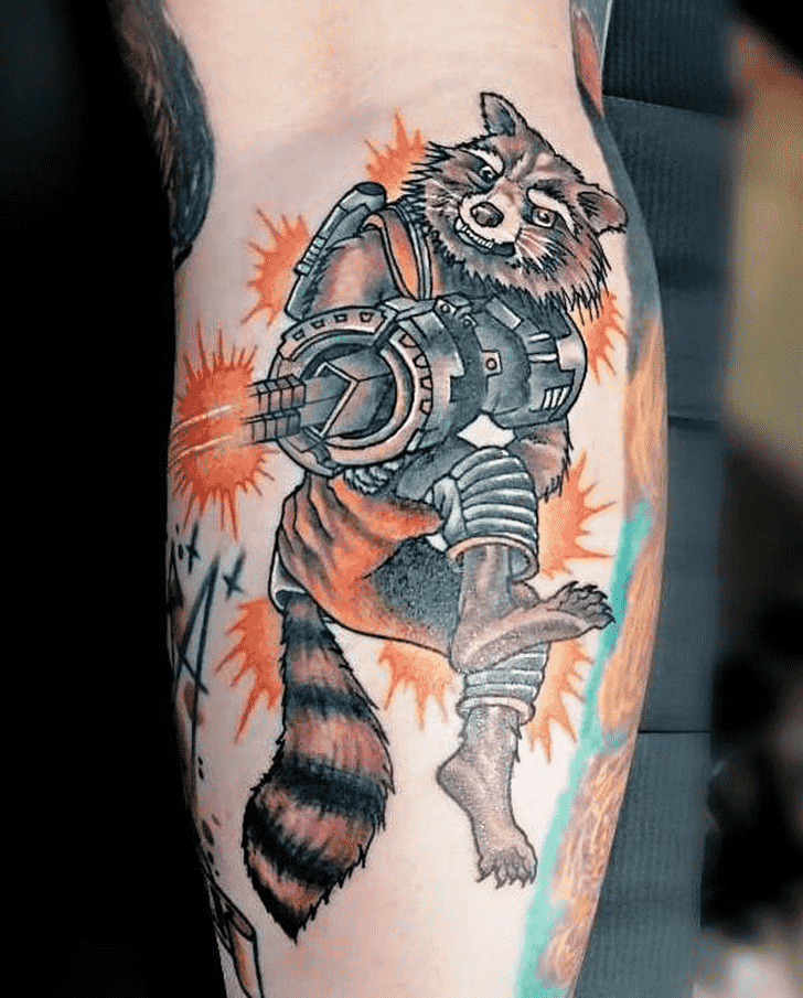 Rocket Raccoon Tattoo Photos