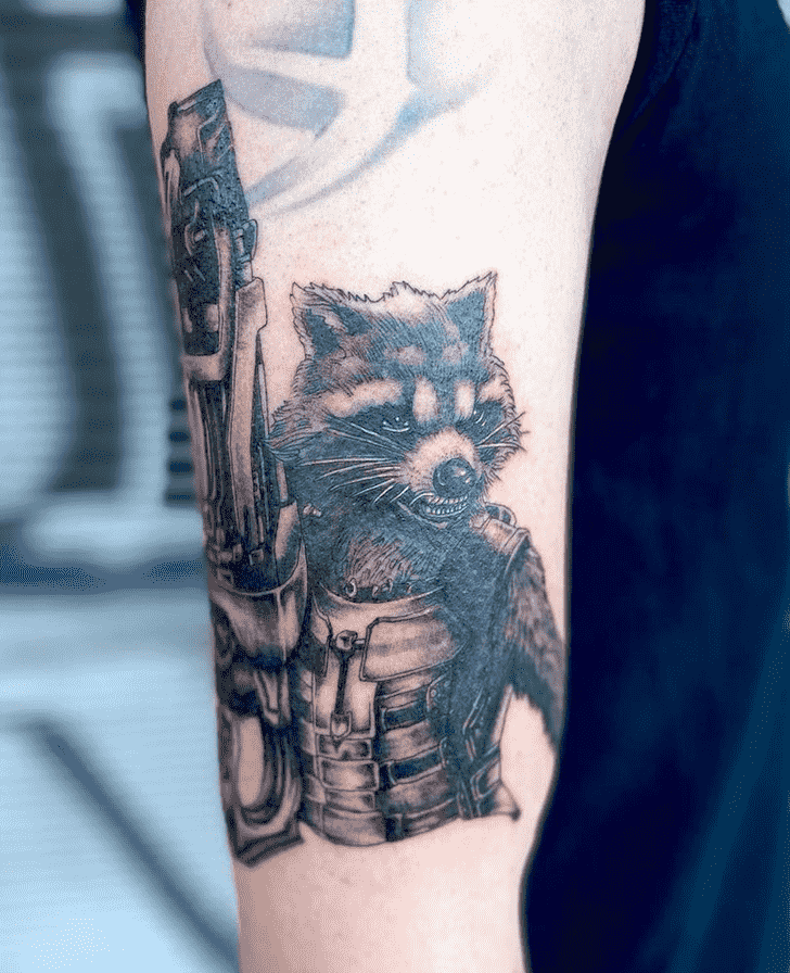 Rocket Raccoon Tattoo Ink