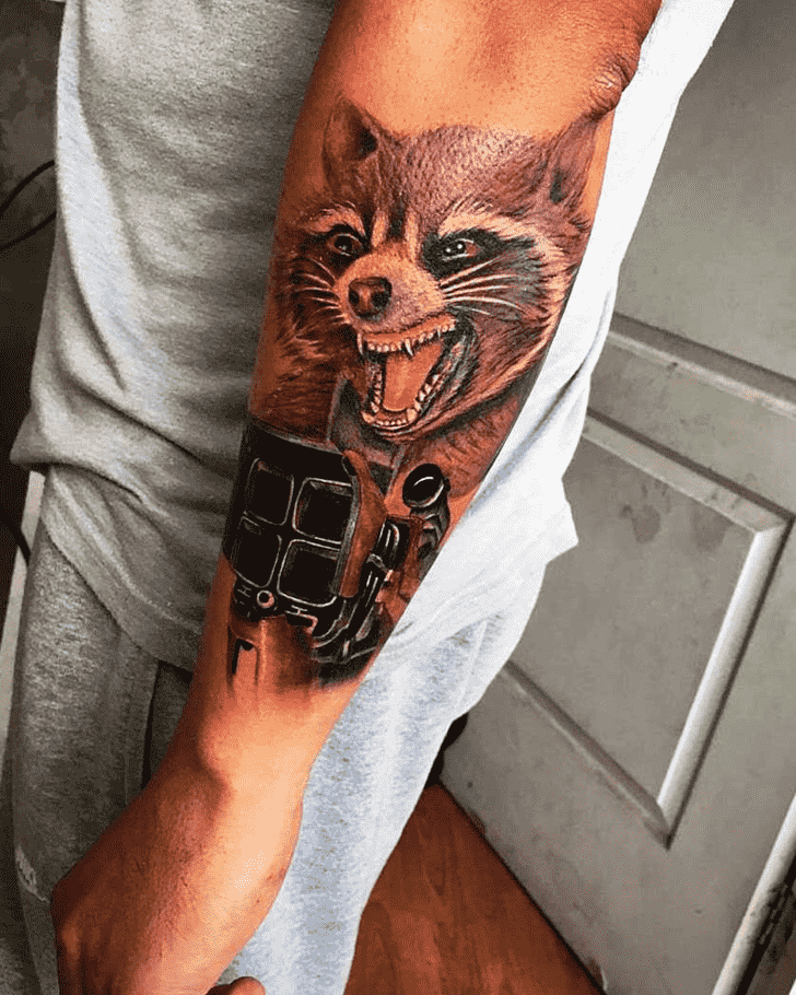 Rocket Raccoon Tattoo Ink