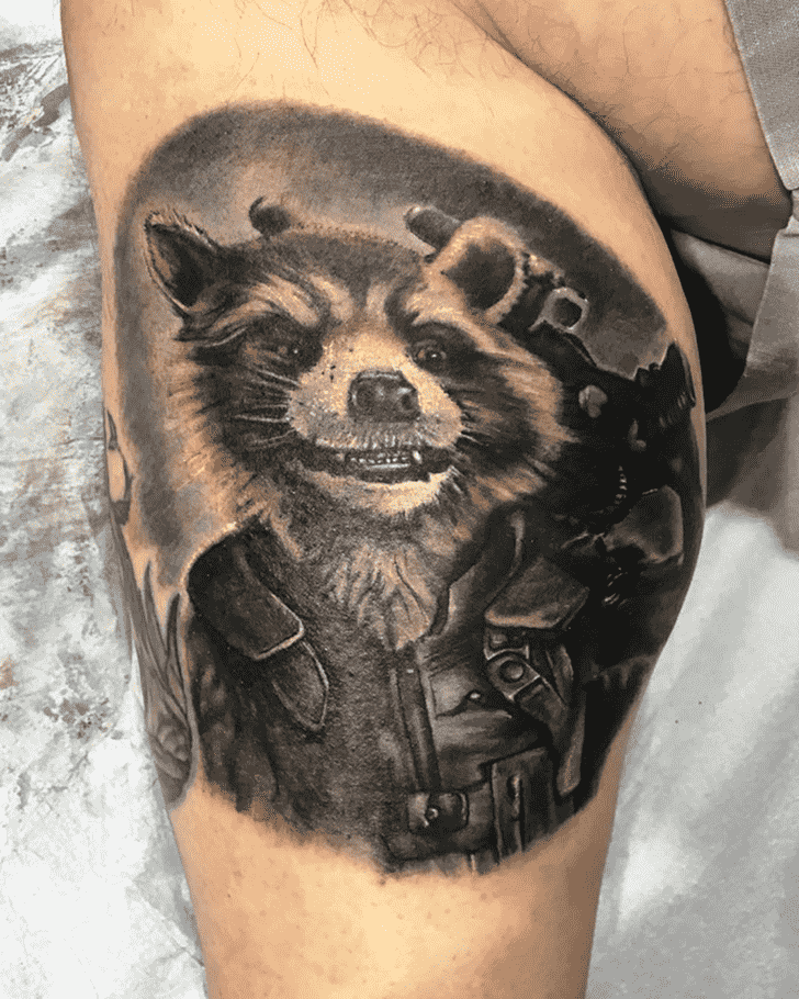 Rocket Raccoon Tattoo Photograph