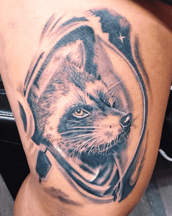Rocket Raccoon Tattoo Photo