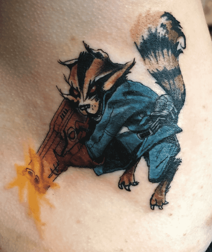 Rocket Raccoon Tattoo Picture