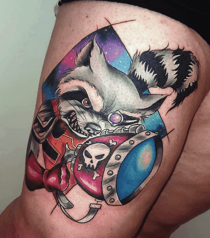 Rocket Raccoon Tattoo Snapshot