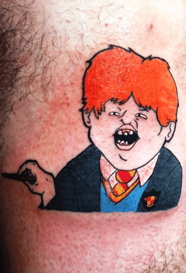 Ron Weasley Tattoo Shot