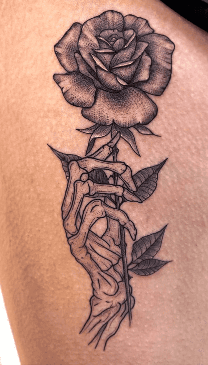 Rose Day Tattoo Figure