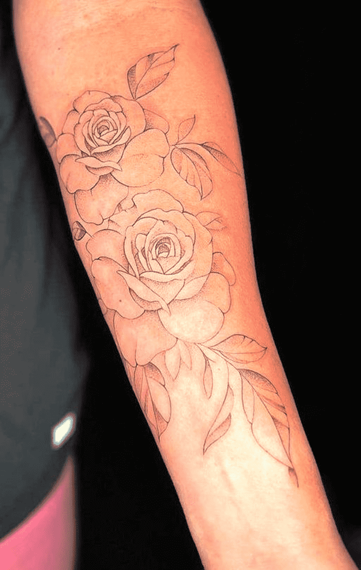 Rose Day Tattoo Shot