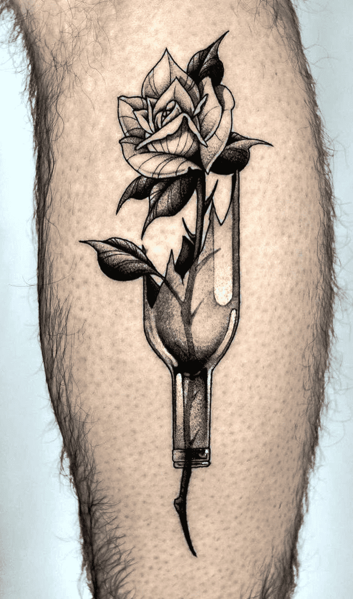 Rose Day Tattoo Portrait