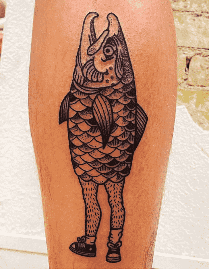 Salmon Fish Tattoo Photo