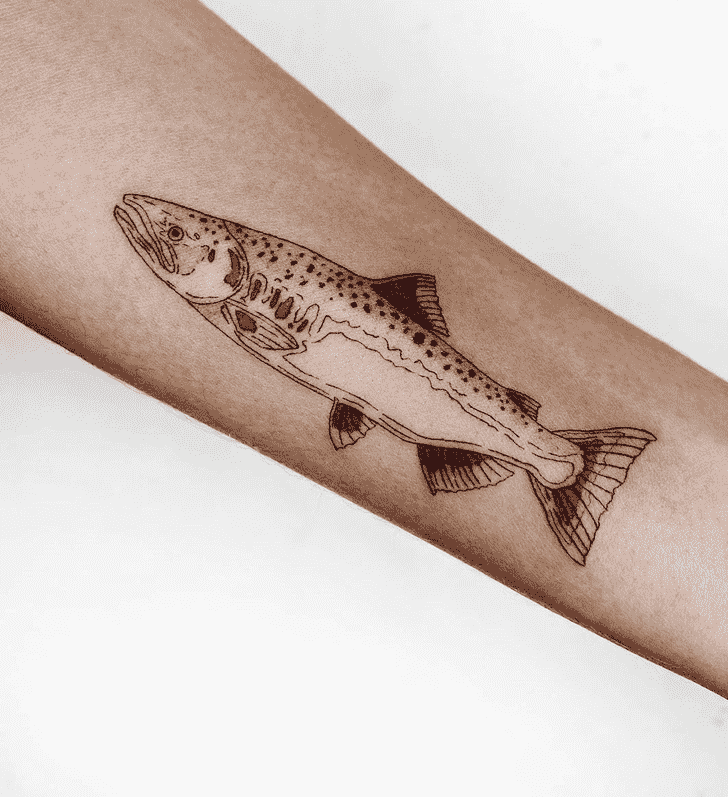Salmon Fish Tattoo Photos