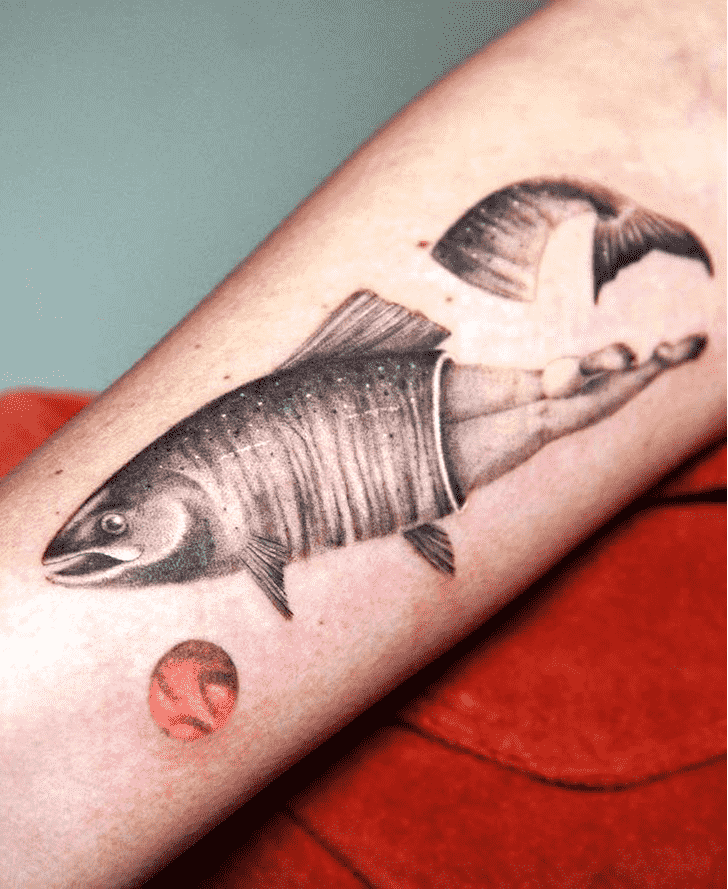 Salmon Fish Tattoo Picture