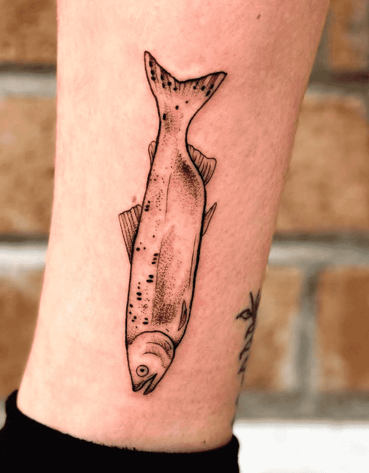 Salmon Fish Tattoo Ink