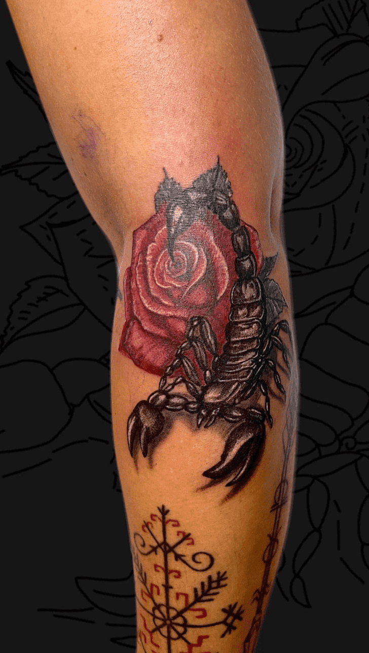 Scorpion Tattoo Shot