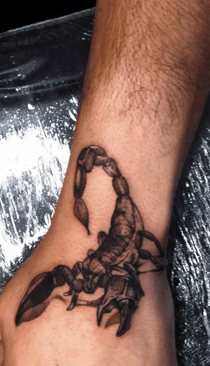 Scorpion Tattoo Shot
