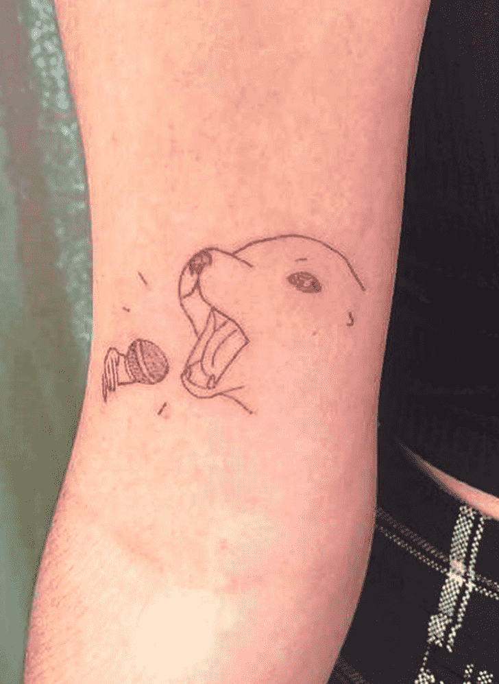 Sea Lion Tattoo Shot