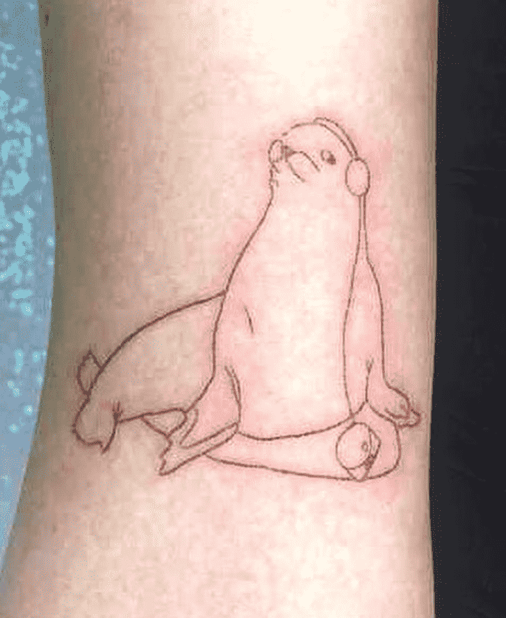 Sea Lion Tattoo Snapshot