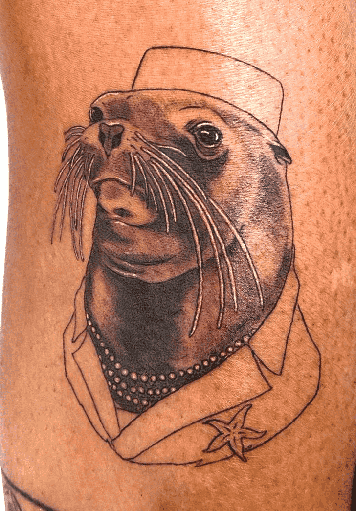 Sea Lion Tattoo Photo