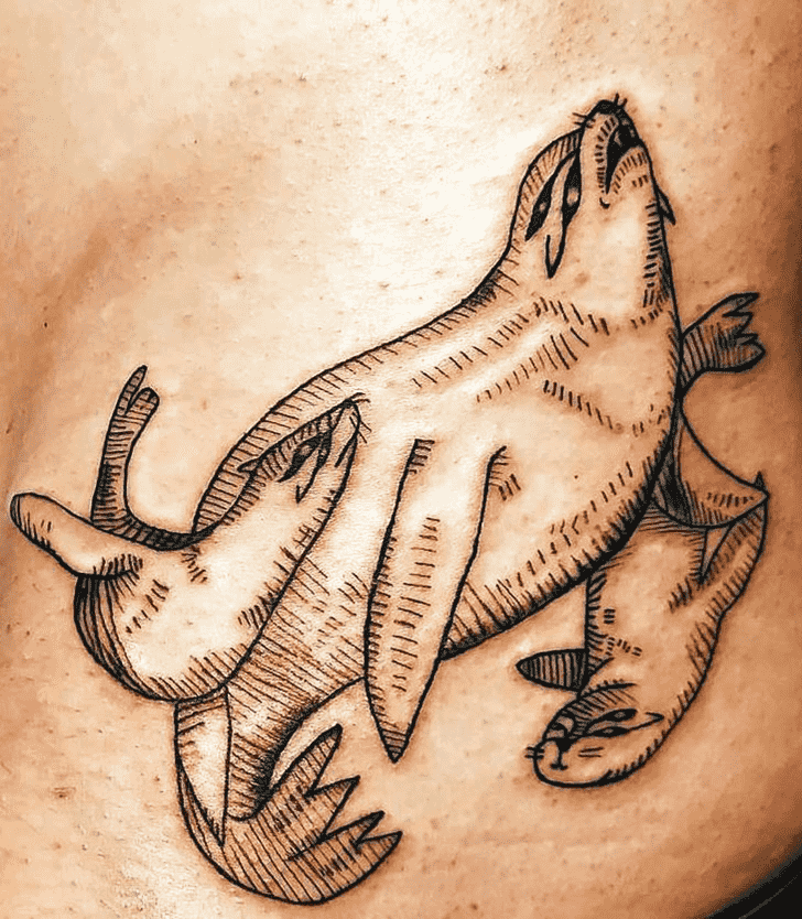 Sea Lion Tattoo Photograph