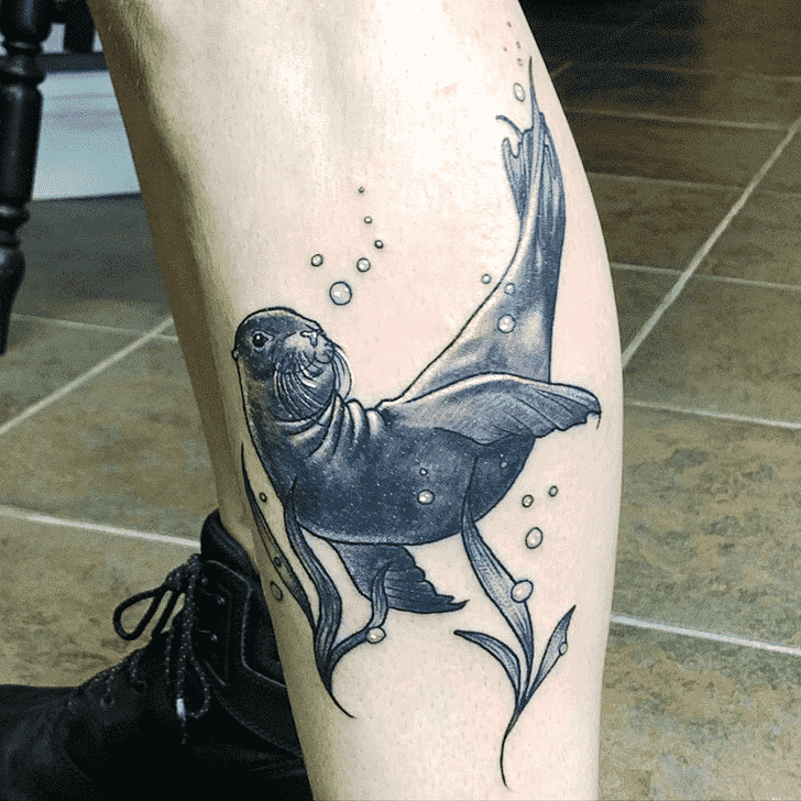 Sea Lion Tattoo Figure