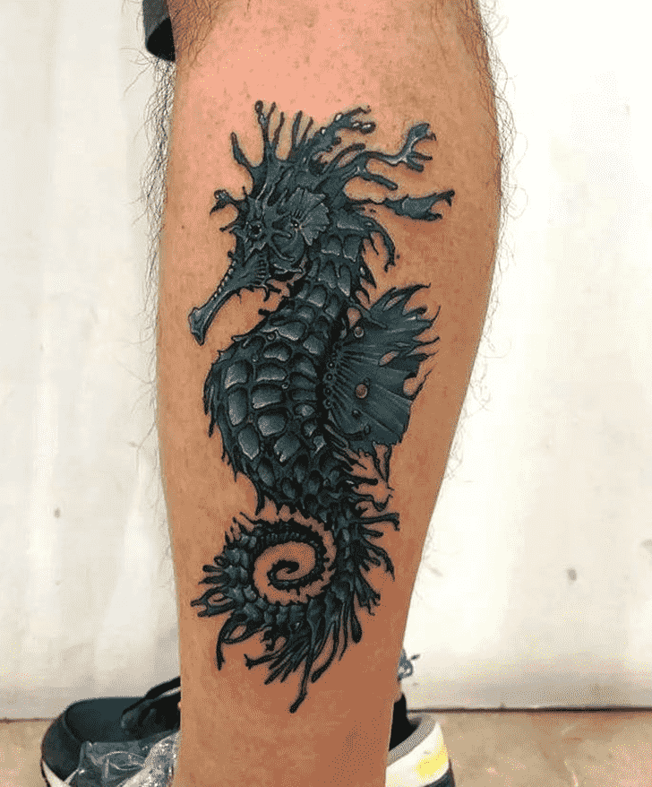 Seahorse Tattoo Figure