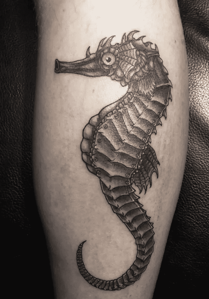 Seahorse Tattoo Portrait