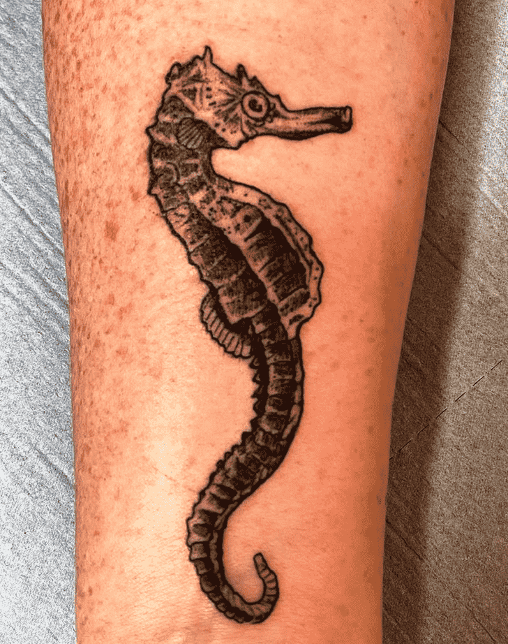 Seahorse Tattoo Shot