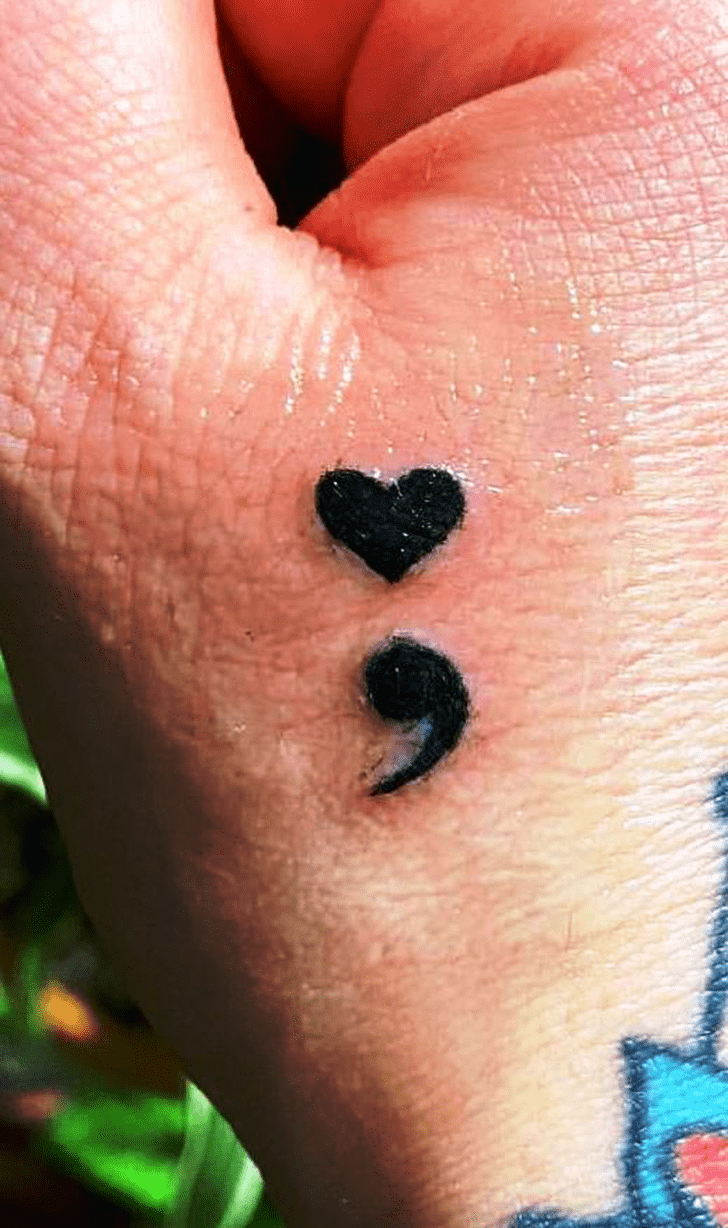 Semicolon Tattoo Picture