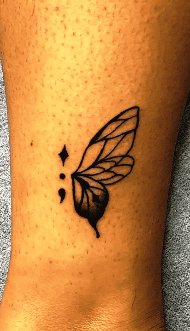 Semicolon Tattoo Design Image
