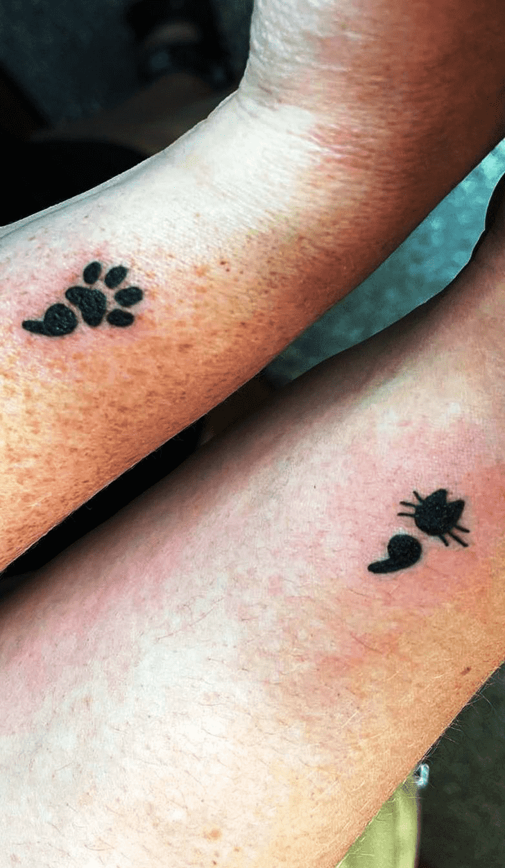 Semicolon Tattoo Photo
