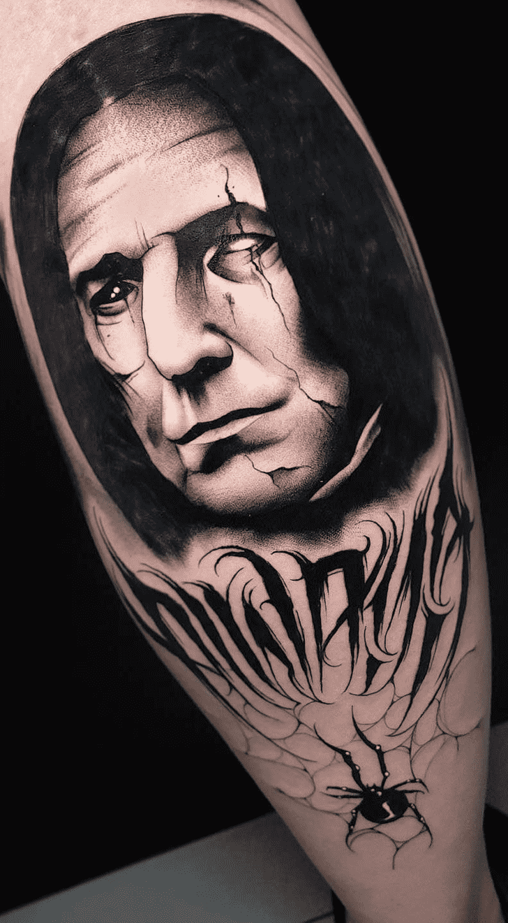 Severus Snape Tattoo Shot