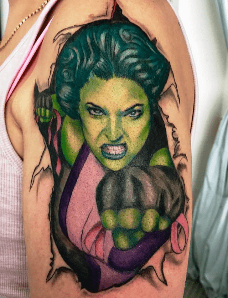 She-Hulk Tattoo Design Image