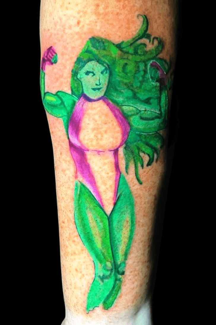 She-Hulk Tattoo Figure