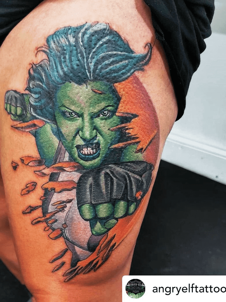 She-Hulk Tattoo Ink