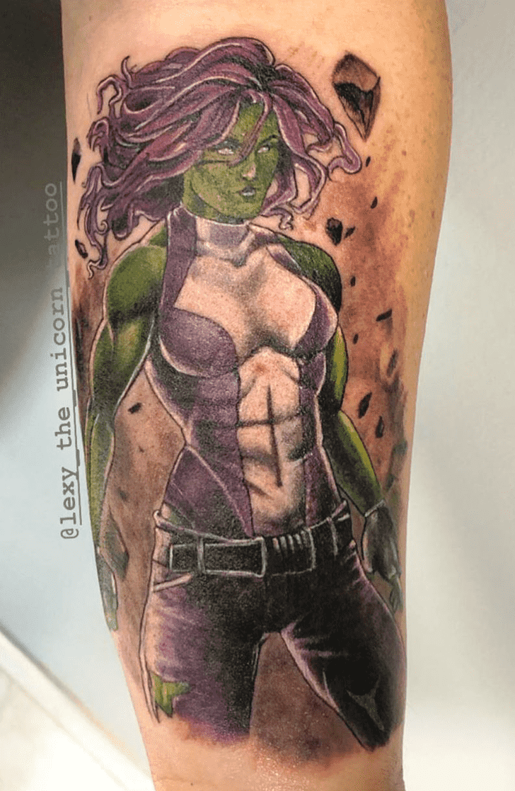 She-Hulk Tattoo Design Image
