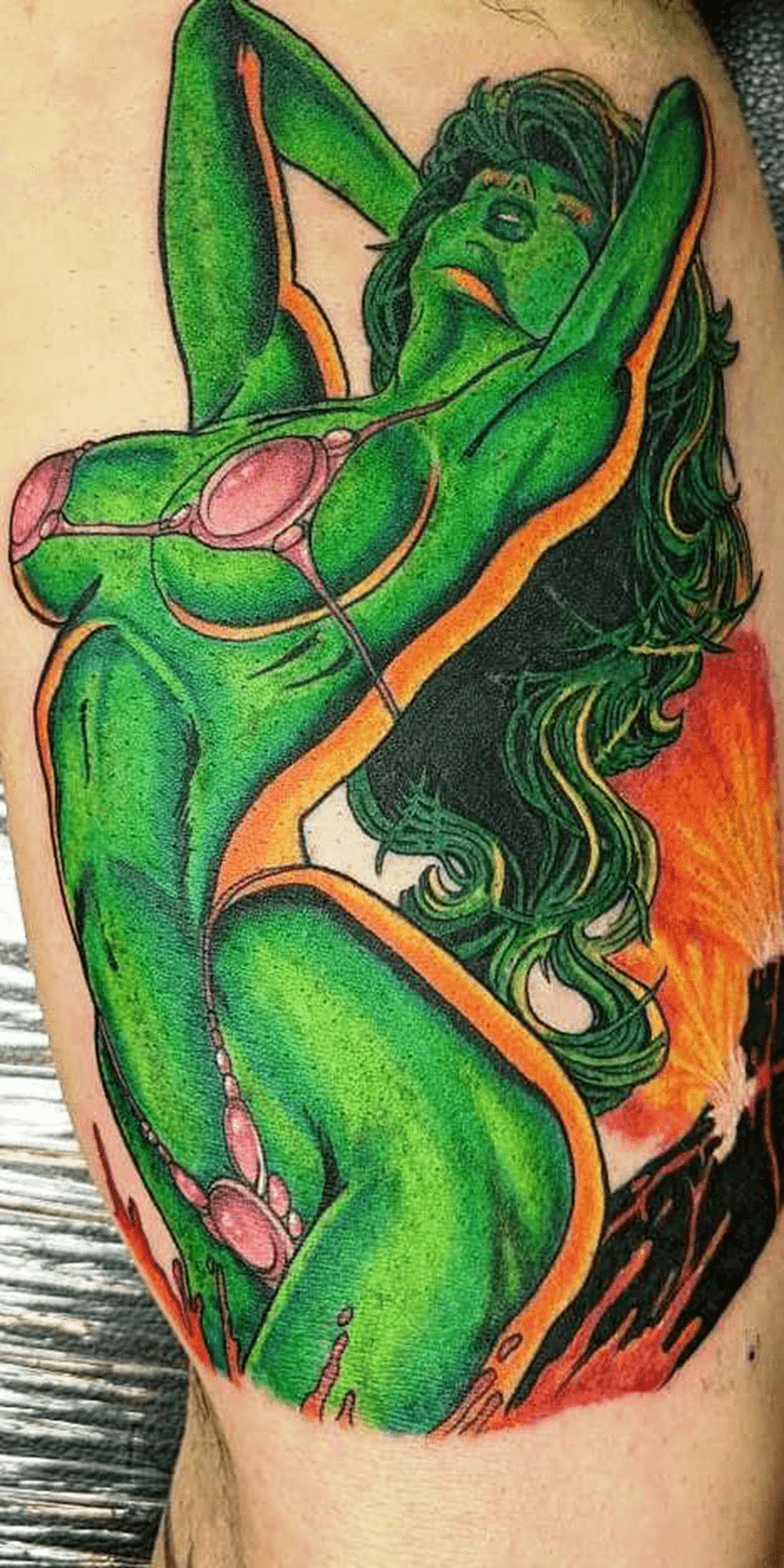 She-Hulk Tattoo Shot