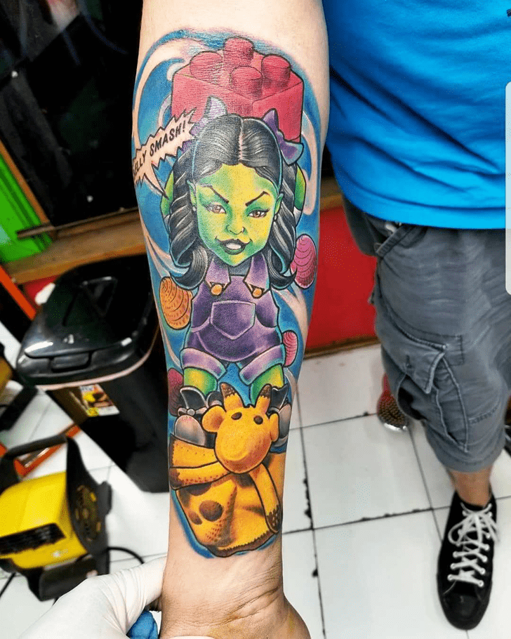 She-Hulk Tattoo Snapshot