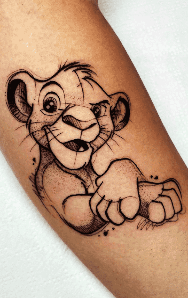 Simba Tattoo Photograph